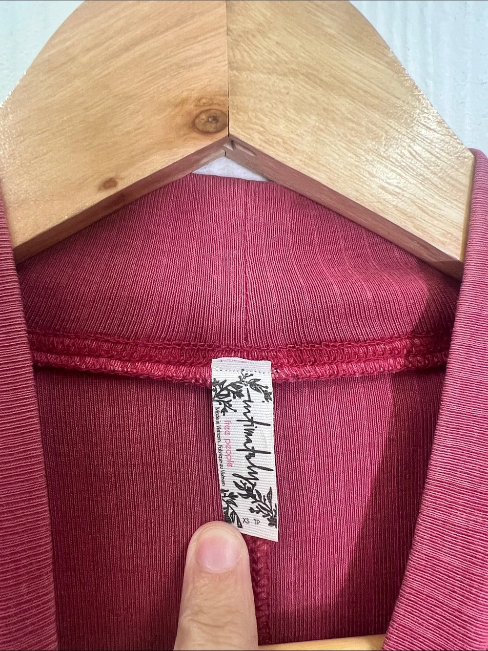 Free People - Intimately The Rickie Mock Neck Ribbed Long Sleeve Blouse Size XS
